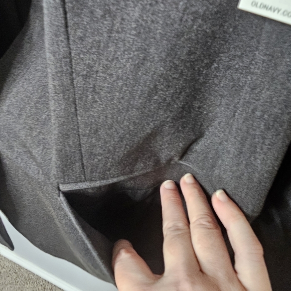 Old Navy Blazer‎ Womens XL Gray 1 Button Suit Jacket Career Business Office NWT - Picture 7 of 9